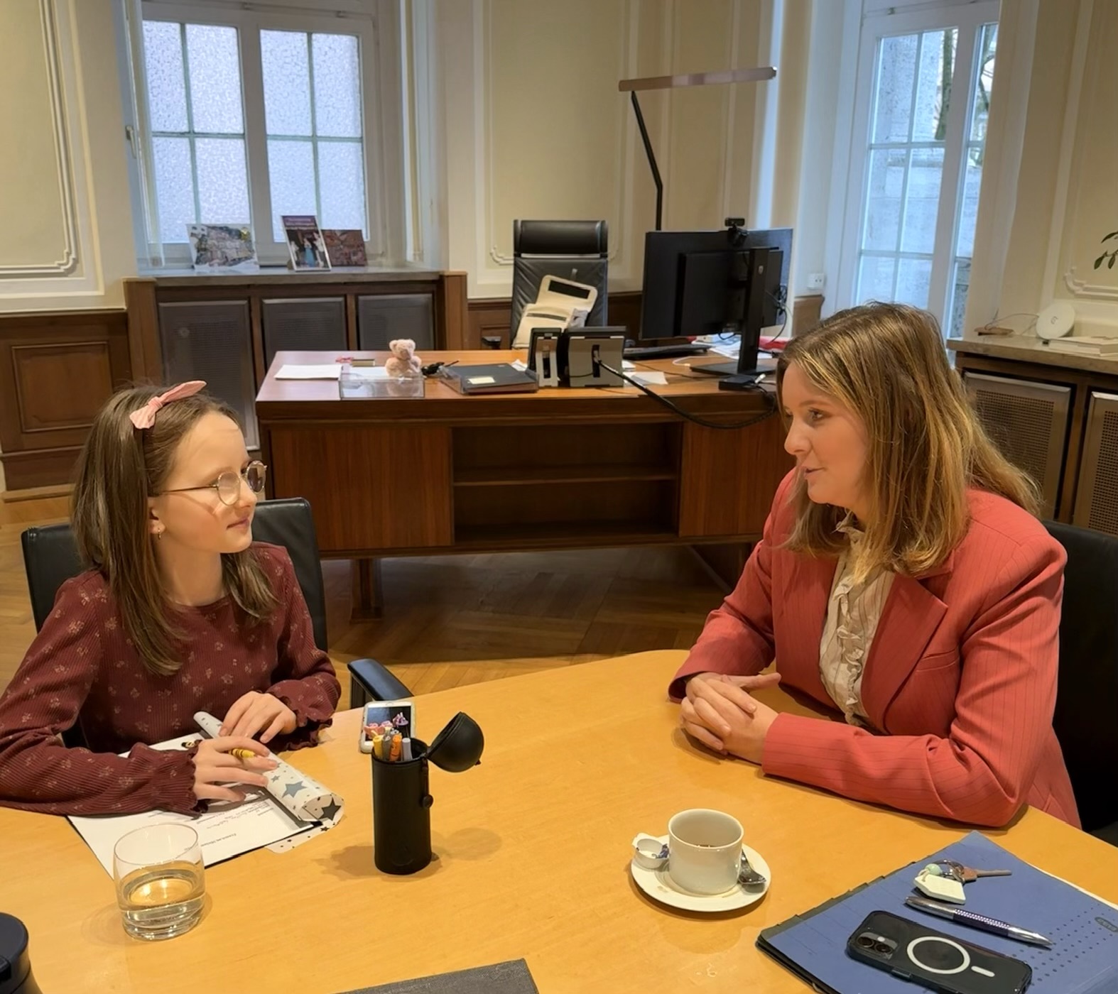 Starke Frauen – Mein Interview mit unserer Oberbürgermeisterin Miriam Scherff (Lotte Behnfeld, 6e)